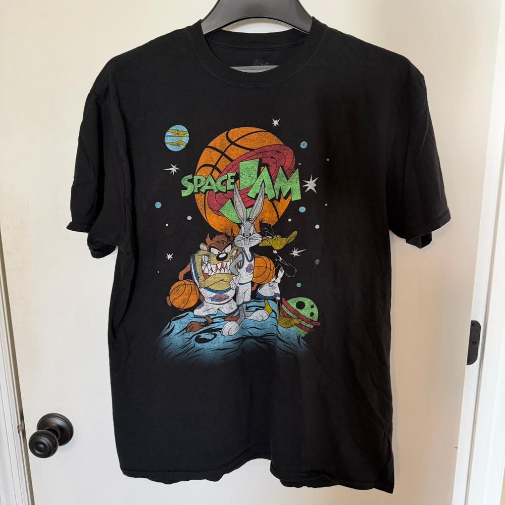 Space Jam Tune Squad Men’s Size XL Black Graphic Tee